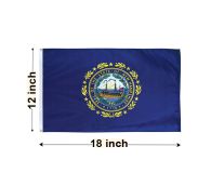 12"x18" New Hampshire Nylon Outdoor Flag